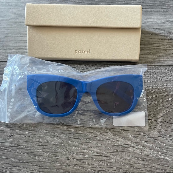 Montce x Pared Queen & Moncur Cobalt Blue Sunglasses - Picture 3 of 5